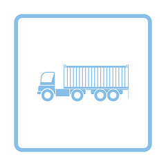 Image showing Container truck icon