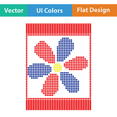 Image showing Sewing ornate scheme icon