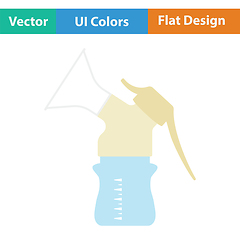 Image showing Breast pump icon