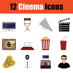 Image showing Cinema icon set