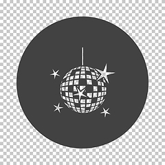 Image showing Night clubs disco sphere icon