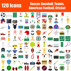 Image showing Set of 120 Icons