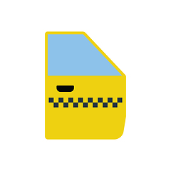 Image showing Taxi side door icon