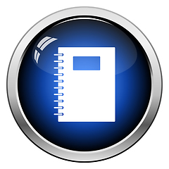 Image showing Exercise Book With Pen Icon