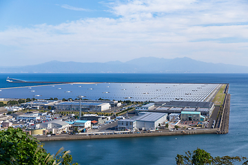 Image showing Solar panel station