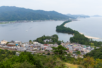 Image showing Amanohashidate in Kyoto city