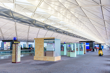 Image showing Hong Kong international airport, Hong Kong, September 2016 -: Wa