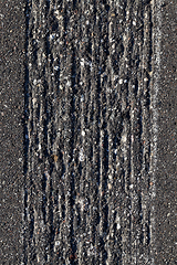 Image showing Cut asphalt, close-up