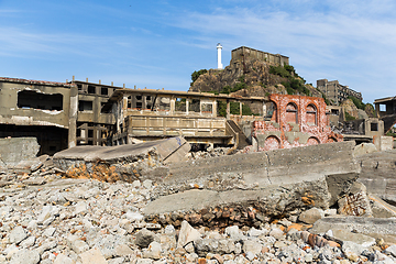 Image showing Hashima Island in Nagasaki of Japan