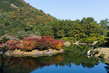 Image showing Ritsurin Garden in Japan