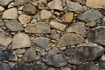 Image showing Texture of old rock wall