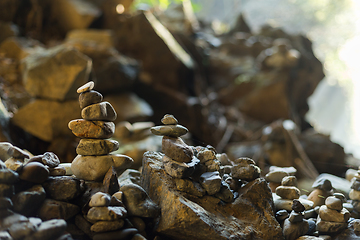 Image showing Stack of stone