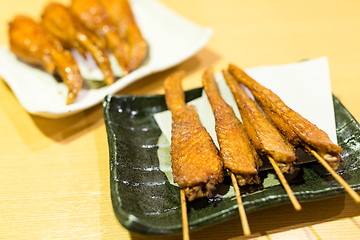 Image showing Fried chicken wing