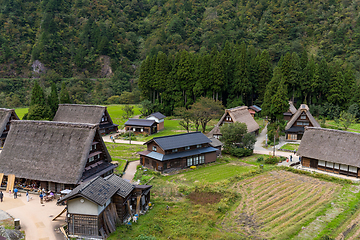 Image showing Old house at Shirakawago of Japan