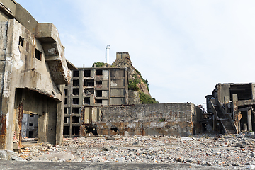 Image showing Battleship island in Nagasaki