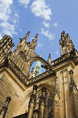 Image showing St.Vitus Cathedral-Prague Castle