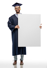 Image showing graduate student or bachelor with white board