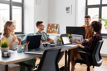 Image showing business team or startuppers working at office