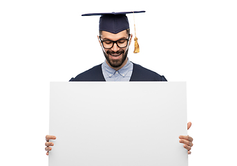 Image showing graduate student or bachelor with white board