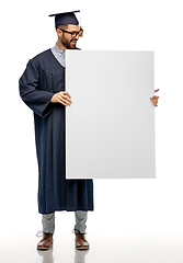 Image showing graduate student or bachelor with white board