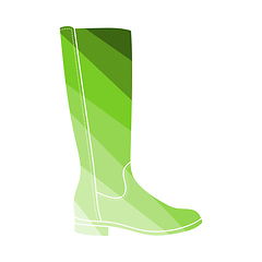 Image showing Autumn Woman Boot Icon