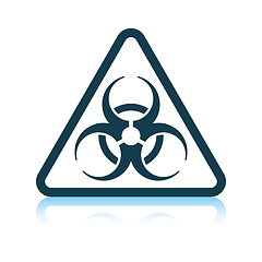 Image showing Icon of biohazard