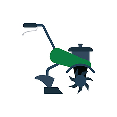 Image showing Garden tiller icon