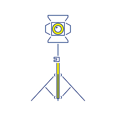 Image showing Stage projector icon