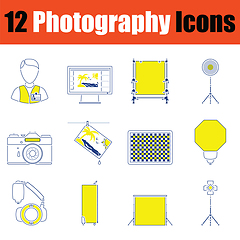 Image showing Photography icon set