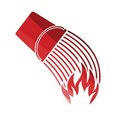 Image showing Fire bucket icon