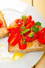 Image showing Italian tomato bruschetta