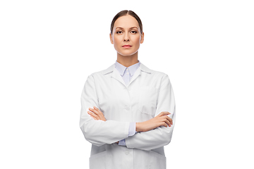 Image showing female doctor in white coat