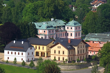 Image showing Landscape of chateau in Sloup