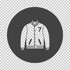 Image showing Baseball jacket icon