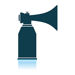 Image showing Football Fans Air Horn Aerosol Icon