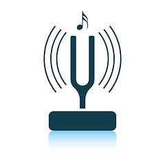 Image showing Tuning fork icon