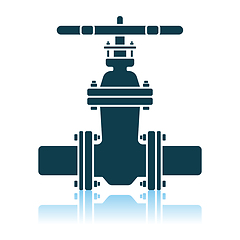 Image showing Pipe Valve Icon