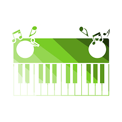 Image showing Piano Keyboard Icon