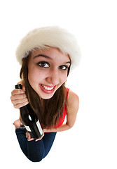 Image showing Champagne girl