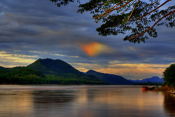 Image showing Sundog over Mekong