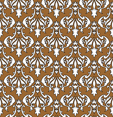 Image showing Damask Seamless Outline Pattern