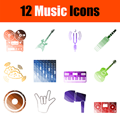 Image showing Music Icon Set