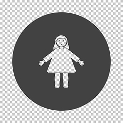 Image showing Doll toy icon
