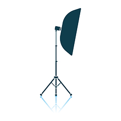 Image showing Icon Of Softbox Light