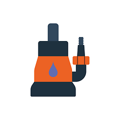 Image showing Submersible water pump icon