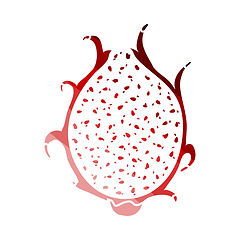 Image showing Icon Of Dragon Fruit