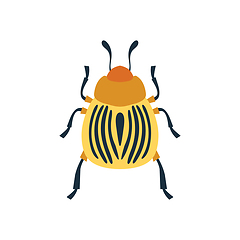 Image showing Colorado beetle icon