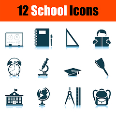 Image showing School Icon Set