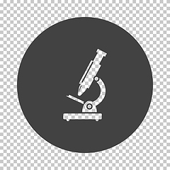 Image showing School microscope icon