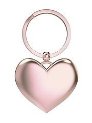 Image showing Heart shape keychain